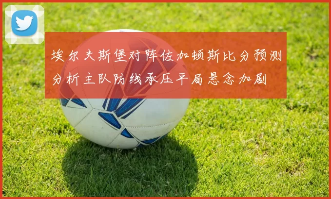 埃尔夫斯堡对阵佐加顿斯比分预测分析主队防线承压平局悬念加剧