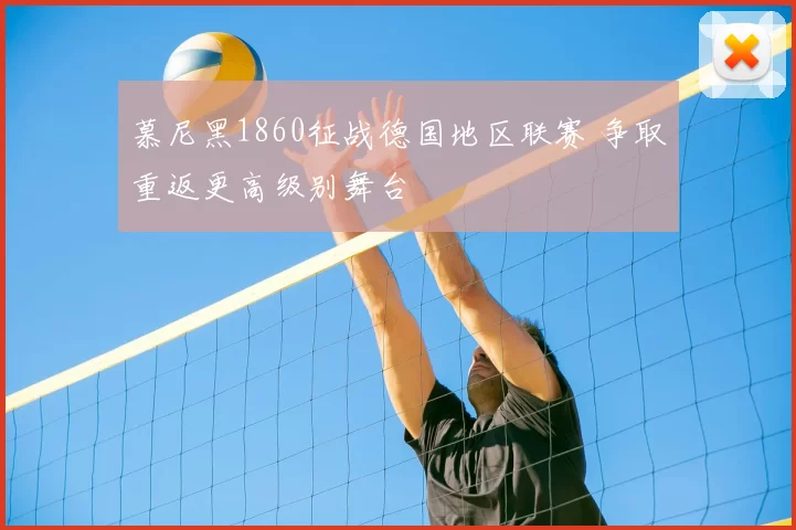 慕尼黑1860征战德国地区联赛 争取重返更高级别舞台