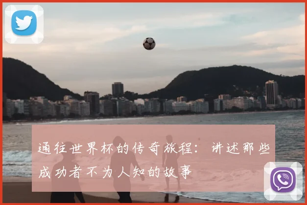 通往世界杯的传奇旅程:讲述那些成功者不为人知的故事